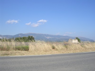 la route vers le Verdon
